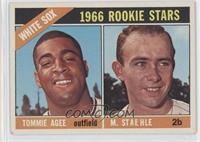 1966 Rookie Stars - Tommie Agee, Marv Staehle