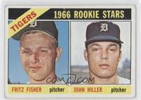 1966 Rookie Stars - Fritz Fisher, John Hiller [Good to VG‑EX]