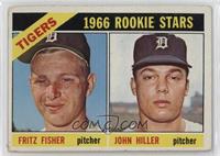 1966 Rookie Stars - Fritz Fisher, John Hiller [Good to VG‑EX]