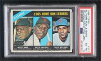 League Leaders - Willie Mays, Willie McCovey, Billy Williams [PSA 6 E…