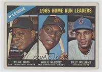 League Leaders - Willie Mays, Willie McCovey, Billy Williams [Good to …