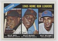 League Leaders - Willie Mays, Willie McCovey, Billy Williams