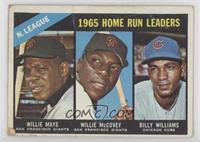 League Leaders - Willie Mays, Willie McCovey, Billy Williams [Poor to …