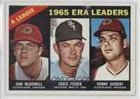 League Leaders - Sam McDowell, Eddie Fisher, Sonny Siebert
