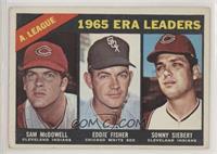 League Leaders - Sam McDowell, Eddie Fisher, Sonny Siebert [Poor to F…