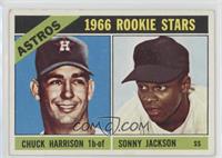 1966 Rookie Stars - Chuck Harrison, Sonny Jackson [Good to VG‑E…