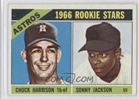 1966 Rookie Stars - Chuck Harrison, Sonny Jackson [Good to VG‑E…