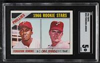 1966 Rookie Stars - Ferguson Jenkins, Bill Sorrell [SGC 5 EX]