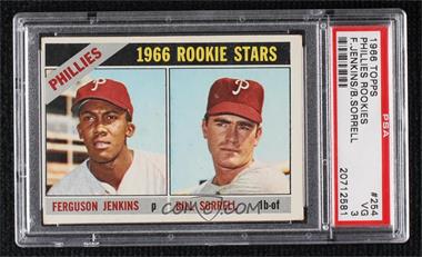 1966 Topps - [Base] #254 - 1966 Rookie Stars - Ferguson Jenkins, Bill Sorrell [PSA 3 VG]