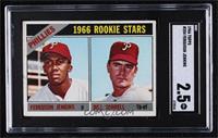 1966 Rookie Stars - Ferguson Jenkins, Bill Sorrell [SGC 2.5 GOOD+]