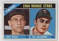 1966 Rookie Stars - Andy Kosco, Ted Uhlaender