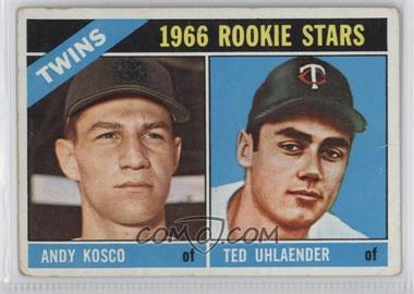 1966 Topps - [Base] #264 - 1966 Rookie Stars - Andy Kosco, Ted Uhlaender [Poor to Fair]