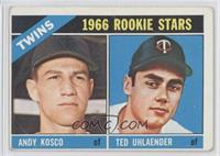 1966 Rookie Stars - Andy Kosco, Ted Uhlaender [Good to VG‑EX]