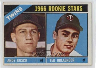 1966 Topps - [Base] #264 - 1966 Rookie Stars - Andy Kosco, Ted Uhlaender