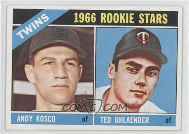 1966 Topps - [Base] #264 - 1966 Rookie Stars - Andy Kosco, Ted Uhlaender