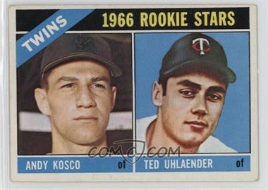 1966 Topps - [Base] #264 - 1966 Rookie Stars - Andy Kosco, Ted Uhlaender