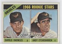 1966 Rookie Stars - Darold Knowles, Andy Etchebarren