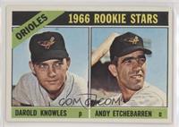 1966 Rookie Stars - Darold Knowles, Andy Etchebarren