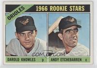 1966 Rookie Stars - Darold Knowles, Andy Etchebarren [Poor to Fair]