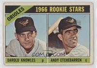 1966 Rookie Stars - Darold Knowles, Andy Etchebarren [Poor to Fair]