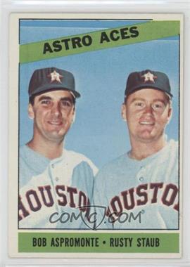 1966 Topps - [Base] #273 - Astro Aces (Bob Aspromonte, Rusty Staub)