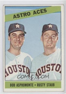 1966 Topps - [Base] #273 - Astro Aces (Bob Aspromonte, Rusty Staub)