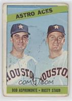Astro Aces (Bob Aspromonte, Rusty Staub) [Poor to Fair]