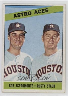 1966 Topps - [Base] #273 - Astro Aces (Bob Aspromonte, Rusty Staub)