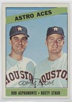 Astro Aces (Bob Aspromonte, Rusty Staub) [COMC RCR Good‑Very&nb…