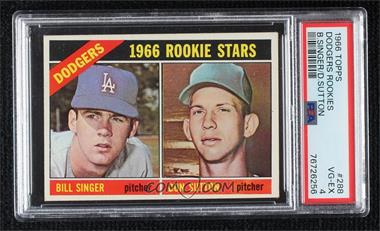 1966 Topps - [Base] #288 - 1966 Rookie Stars - Bill Singer, Don Sutton [PSA 4 VG‑EX]