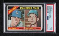 1966 Rookie Stars - Bill Singer, Don Sutton [PSA 3 VG]