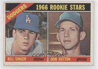 1966 Rookie Stars - Bill Singer, Don Sutton [Good to VG‑EX]