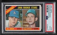 1966 Rookie Stars - Bill Singer, Don Sutton [PSA 4 VG‑EX]