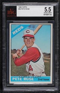 1966 Topps - [Base] #30 - Pete Rose [BVG 5.5 EXCELLENT+]