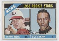 1966 Rookie Stars - Tommy Helms, Dick Simpson