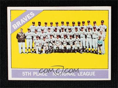 1966 Topps - [Base] #326 - Atlanta Braves Team [Good to VG‑EX]