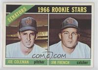 1966 Rookie Stars - Joe Coleman, Jim French