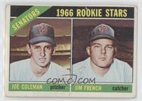 1966 Rookie Stars - Joe Coleman, Jim French [Poor to Fair]