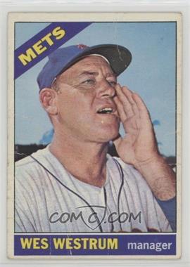 1966 Topps - [Base] #341 - Wes Westrum [COMC RCR Poor]