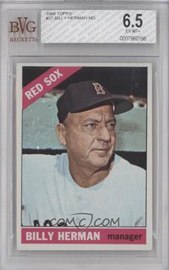 1966 Topps - [Base] #37 - Billy Herman [BVG 6.5 EX‑MT+]