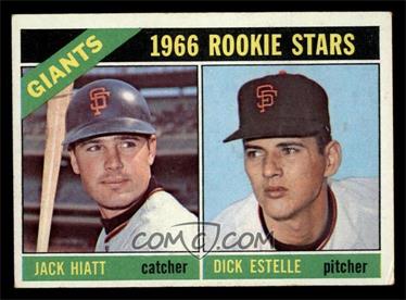 1966 Topps - [Base] #373 - 1966 Rookie Stars - Jack Hiatt, Dick Estelle [VG]