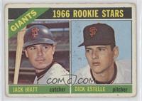 1966 Rookie Stars - Jack Hiatt, Dick Estelle [Poor to Fair]