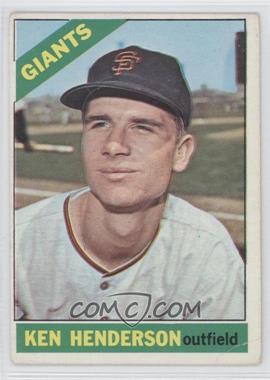 1966 Topps - [Base] #39 - Ken Henderson [Good to VG‑EX]