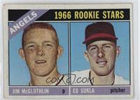 1966 Rookie Stars - Jim McGlothlin, Ed Sukla [Poor to Fair]