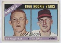 1966 Rookie Stars - Jim McGlothlin, Ed Sukla [Poor to Fair]