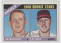 1966 Rookie Stars - Jim McGlothlin, Ed Sukla [Noted]