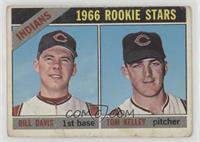 1966 Rookie Stars - Bill Davis, Tom Kelley [COMC RCR Poor]