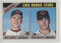 1966 Rookie Stars - Bill Davis, Tom Kelley [Poor to Fair]