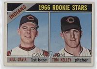 1966 Rookie Stars - Bill Davis, Tom Kelley [Good to VG‑EX]