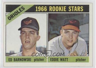 1966 Topps - [Base] #442 - 1966 Rookie Stars - Ed Barnowski, Eddie Watt